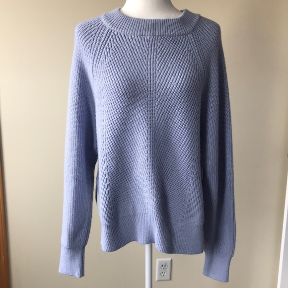 all : row light blue sweater in very good used condition. 🍀 - Picture 1 of 9